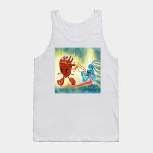 heart and machine runaway art Tank Top